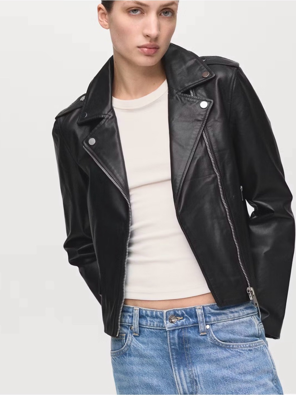 Leather Moto Jacket